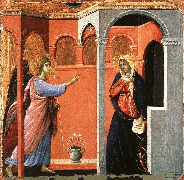 Duccio di Buoninsegna Annunciation oil painting picture
